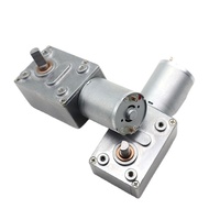370 moteur à engrenage à vis sans fin pour table à manger rotative automatique, rideaux de levage, litière pour chat intelligente moteur à courant continu