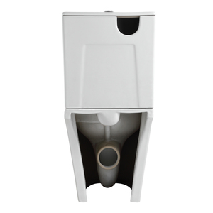 <span class=keywords><strong>WC</strong></span> en céramique deux pièces homologué Watermark avec base conique élégante, <span class=keywords><strong>bouton</strong></span> de chasse d'eau intégré et siège à fermeture douce pour salles de bain modernes - Product Image 5