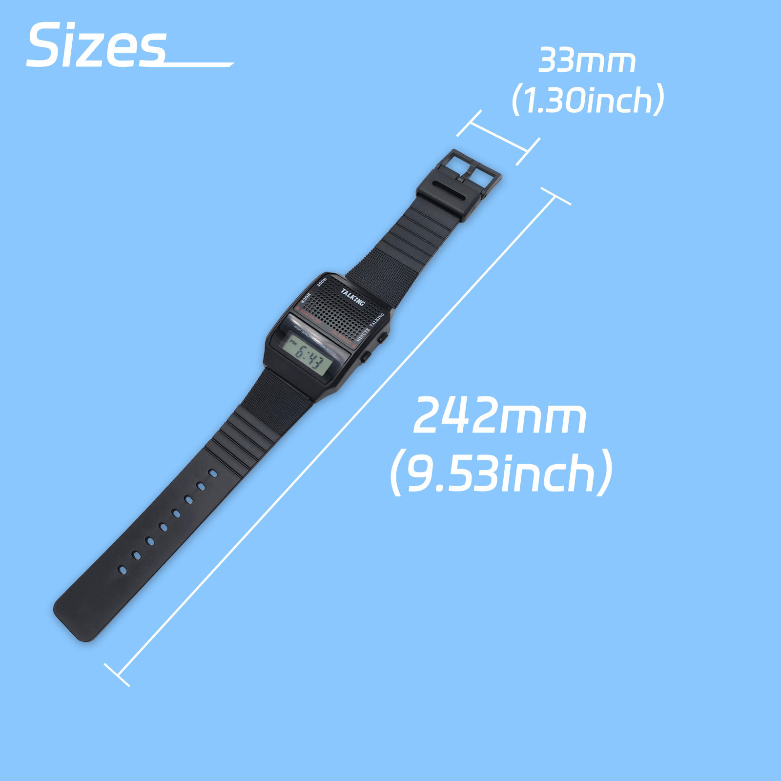 Orologio Parlante Da Uomo, Annunci Vocali In Italiano, Cifre - Foto 2