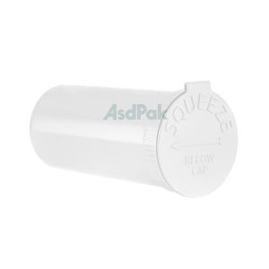 Autocollant personnalisé avec logo, flacon en plastique jetable recyclable noir de 13 drams résistant aux enfants avec impression offset - Product Image 6