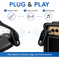 Système de guitare sans fil rechargeable, émetteur-récepteur sans fil pour guitare, prend en charge plusieurs canaux pour instruments de musique électriques