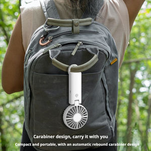 Nouveau ventilateur portable pliable en forme de parapluie, mini ventilateur avec logo personnalisé, compact, puissant, rechargeable, ventilateur à main KC ROHS - Product Image 3