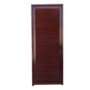 Portes <span class=keywords><strong>d</strong></span>'<span class=keywords><strong>entrée</strong></span> modernes en aluminium avec panneau de verre, couleur bois, prix usine, cadre en alliage <span class=keywords><strong>d</strong></span>'aluminium - Product Image 1