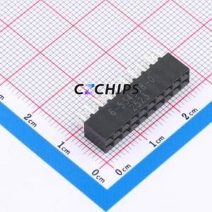 6-534998-0 Pin Socket Through hole Component (THT),P=2.54mm Connector 2.54mm 2.54mm Through Hole Double Row - Product Image 1