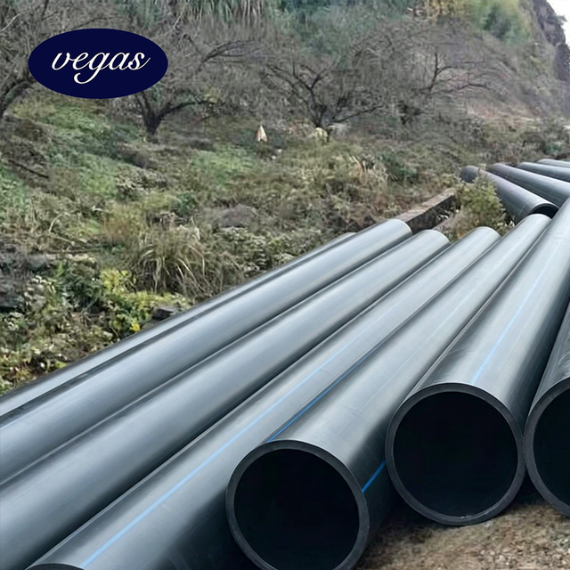 PE Tubes High Pressure HDPE Water Supply Pipes/Fitting PE100 450mm 560mm 630mm SDR11 HDPE Pipe
