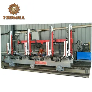 Portable Vertical Band Sawmill With Gasoline Engine Or Electrical Woodworking Log Carriage For Wood Cutting Machine