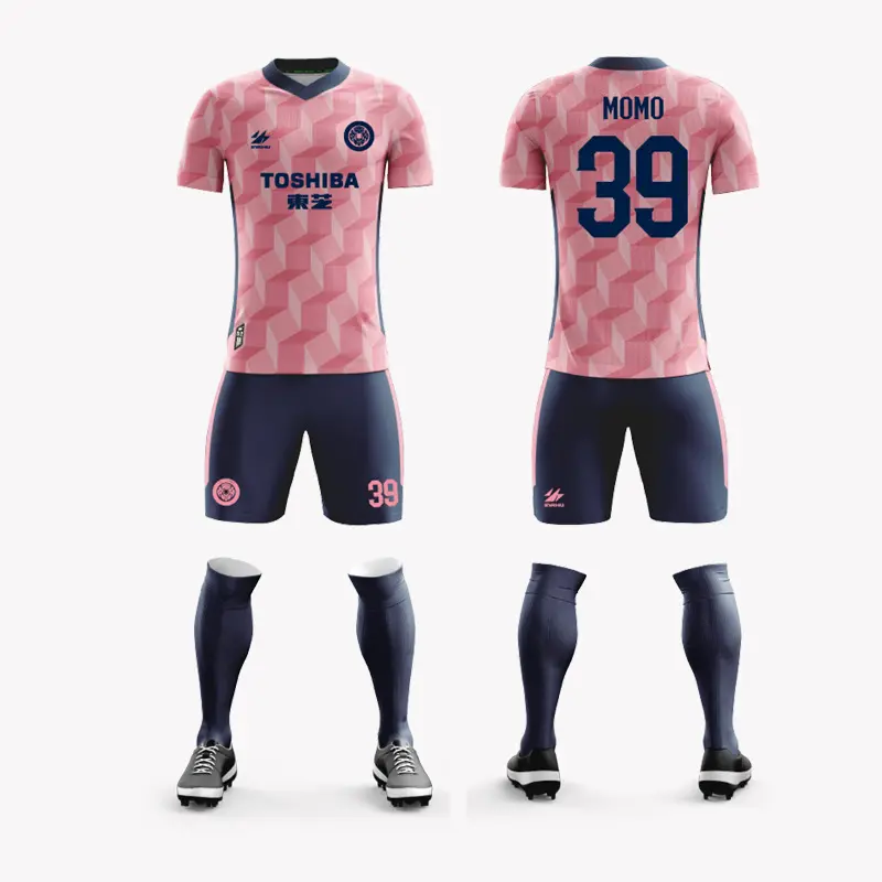 Vêtements de sport Vêtements de football pour hommes Maillot de football pour jeunes personnalisé avec logo et numéros Uniformes de football sublimés