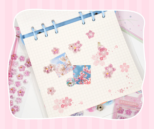 Nouveaux autocollants pour carnet en cristal 3D à l'effigie de fleurs de <span class=keywords><strong>cerisier</strong></span> de style <span class=keywords><strong>japonais</strong></span> - Product Image 5