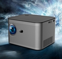 HY350 projecteur intelligent Android 11 1080p mise au point électrique Portable LCD LED DLP lentille 4K résolution maximale alimenté par batterie étrangère
