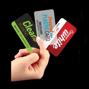 Cartes PVC personnalisées en couleur, cartes de membre professionnelles, cartes cadeaux vierges imprimables - Product Image 1