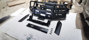 Maictop กันชนเหล็กกันชนหน้าสำหรับรถยนต์, อุปกรณ์เสริมรถคุณภาพสูงสีดำสำหรับรถยนต์ Toyota HILUX <span class=keywords><strong>vigo</strong></span> <span class=keywords><strong>05</strong></span> - Product Image 3