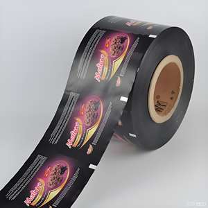 Película de Embalaje de Alimentos en Rollo de Aluminio Opaco, Plástico Impermeable y Resistente a la Humedad, <span class=keywords><strong>Precio</strong></span> de Fábrica, Soporte Personalizado - Product Image 1