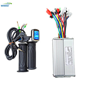 Elektrische Scooter Motor Controller 36V 16A Aluminium E-Bike Borstelloze Motor Controller Met Waterdicht Lcd-scherm Bedieningspaneel