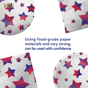 Juego de fiesta desechable patriótico servilleta con placa láser para fiesta de celebración del <span class=keywords><strong>4</strong></span> de <span class=keywords><strong>julio</strong></span> - Product Image 3