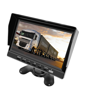 شاشة سيارة محمولة من SeemeTech مقاس <span class=keywords><strong>7</strong></span> بوصات بدقة 1024×600 IPS AHD تدعم Auto/PAL/NTSC مع منفذ USB وبطاقة TF وبطاقة SD وضمان لمدة سنة - Product Image 2
