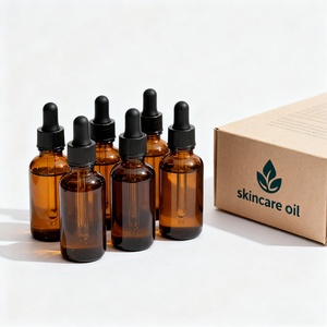 Wholesale 1oz Amber Brown Glass Dropper Bottle for Cosmetics Essential Hair Oil 10ml 20ml 30ml 50ml 100ml Sizes with <b>Box</b> - Product Image 3