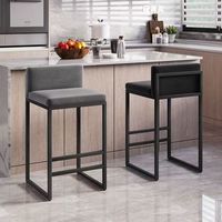 Verstellbare Aluminium-Barhocker mit Drehfunktion, Moderne Luxus-Ausführung für Gewerbe und Zuhause, Küchen-Design Hochstühle