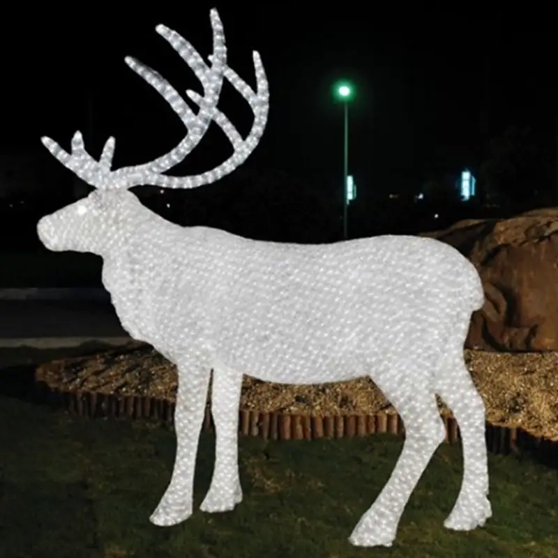 Big Led Outdoor Christmas Sculptures Led 3d Motif Light For Shopping Mall Decoration