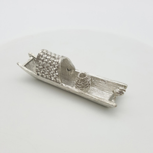<span class=keywords><strong>Creativa</strong></span> de Mano tallada pequeño barco forma de Metal incienso insertar hogar incienso herramienta Accesorios - Product Image 2