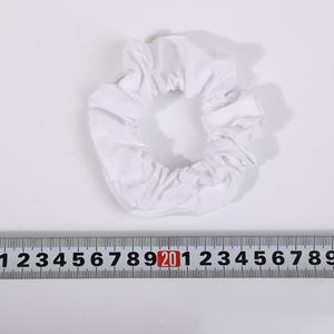 Handgemachte Frauen Mädchen Diy Tie Dye Party Zubehör Elastische Haar gummi Pferdes chwanz halter Bio 100% reine weiße Baumwolle Scrunchie - Product Image 5