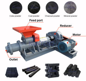 ماكينة صغيرة لصناعة لبن الفحم والبريقيت، آلات صناعية للفحم المضغوط، مصانع إنتاج أوتوماتيكية لطارد الفحم الجزائر - Product Image 2