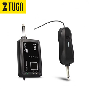 Microphone de guitare sans fil Xtuga PR260JT UHF 6,35 mm avec connecteur XLR, <span class=keywords><strong>en</strong></span> plastique, garantie 1 an, pour performance sur <span class=keywords><strong>scène</strong></span> - Product Image 1
