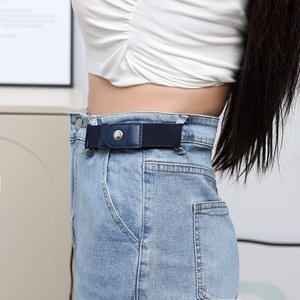 Cinturón perezoso de lado corto con elasticidad invisible Cinturón de venta directa de fábrica Cinturón de moda y versátil para <span class=keywords><strong>mujer</strong></span> - Product Image 4