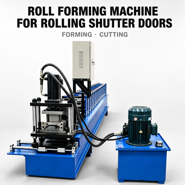 Automatic Steel Roller up Door Shuttering Slat Making Machine Roller Shutter Door Roll Forming Machine