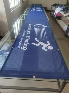 Премиум тканевые баннеры цифровая печать сетчатый баннер большой открытый Бизнес Реклама спортивные мероприятия сетчатый баннер