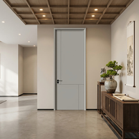 Portes intérieures en bois écologique de taille personnalisée pour la vente en gros B2B, style moderne, insonorisées, résistantes à l'eau, pour chambres d'hôtel