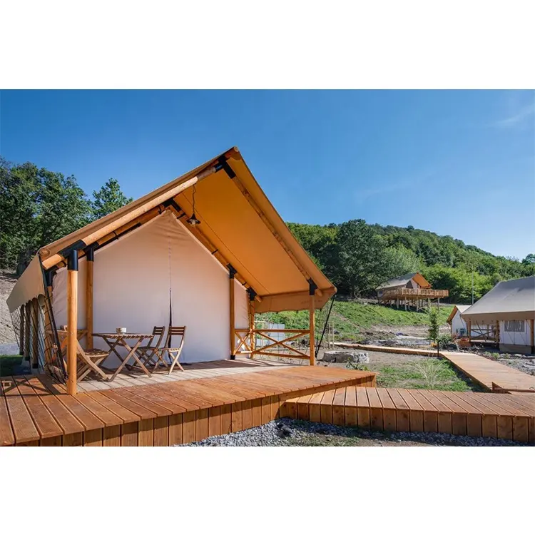 Уличный экологически чистый парусиновый Перманентный деревянный сборный мини-дом для африканского курорта, роскошный отель tienda safari, палатка, палатка, кемпинг с ванной