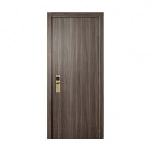 Puerta Interior de Madera Maciza de Diseño Moderno e Invisible de Alta Calidad, Recién Llegada, Pintada de Marrón, para Uso Doméstico - Product Image 1