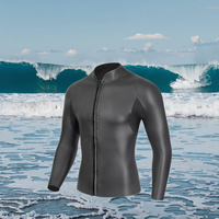 Combinaison de plongée en néoprène à manches longues pour homme avec logo personnalisé, résistante au froid, pour la natation en hiver