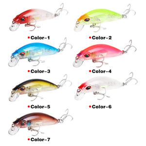 Nouveau 2026 Leurre dur artificiel ABS <span class=keywords><strong>Minnow</strong></span>, à rainures sanguines, trois hameçons, lumineux, pour la pêche au silure en rivière - Product Image 2