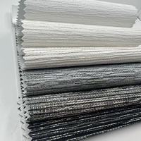 Tissu occultant à 100 % pour stores enrouleurs avec revêtement arrière, matériau occultant pour fenêtres en polyester, vente en gros directe usine
