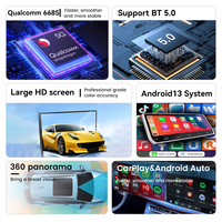 Écran de divertissement pour copilote de 12,3 pouces avec Carplay pour Jetour Traveler/Shanhai T2, navigation GPS automobile, lecteur multimédia vidéo