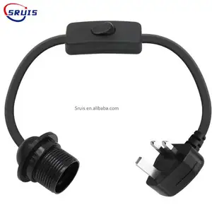 Power Cord UK Plug to IEC 10A 1.00mm2 Cable PC Mains Lead C13 2m