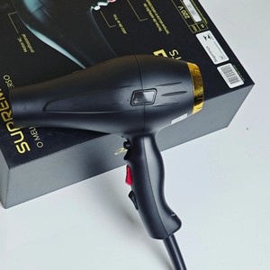 ไดร์เป่าผม 2400W ความเร็วสูง ระดับซาลอน พร้อมหัวเป่าแบบหมุน สีดำและสีเทา - Product Image 3
