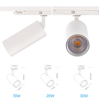 RONSE 220 Volt LED Cob Plafond Salon Système d'éclairage sur rail Couleur réglable Hôtel CRi95 Track Light