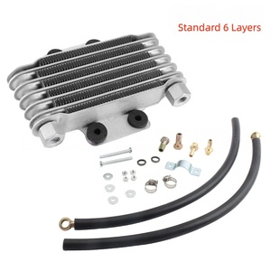 Factory Direct Motorcycle Oil Cooler Radiator Engine Modification Parts <b>Small</b> 6-Layer 8-Layer Dual-Side Large Kit - Product Image 3
