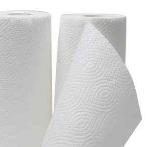 Rouleaux de papier toilette Softi pulpe de bois tendre couleur unie serviettes de table printemps Spunlace Jumbo carré plié rouleau de cuisine