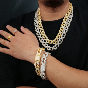 Pulsera Cubana de Moissanita, un Accesorio de Moda, Imprescindible para los Amantes de la Moda/Rap/Hip Hop/Rock - Product Image 5