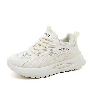 Zapatos de Mujer Cómodos y a la Moda, Hechos en China 2026, Color Sólido, Transpirables, con Cordones, Antideslizantes, Deportivos, para Primavera, Verano y Otoño - Product Image 4