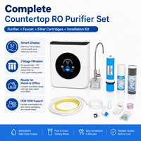 Machine à eau pure RO haute capacité 400G 600G 800G avec filtre composite, membrane RO et filtre à charbon
