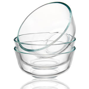 Linuo ciotole in vetro borosilicato per alimenti alla frutta in vetro insalatiera in vetro trasparente Set di insalatiere - Product Image 4