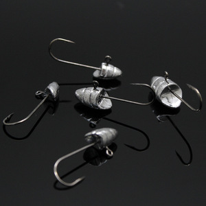 Échantillons gratuits 1,5g 2,5g 3,5g 5g Cucharas De Pesca Triangle Head Lead Fish Hook Micro-<span class=keywords><strong>mini</strong></span> Lure Soft Bait Hook Worm Single Hook - Product Image 6