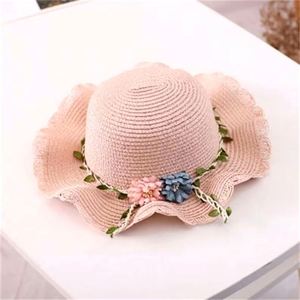 Chapeau de paille innovant pour bébés filles - Protection solaire créative pour les aventures en plein air - Product Image 5