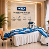 Appareil de pressothérapie professionnel 3 en 1 pour drainage lymphatique, corps entier, pour usage en salon