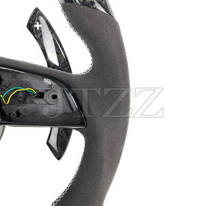 2020 2021 2022 <span class=keywords><strong>2023</strong></span> para <span class=keywords><strong>Audi</strong></span> <span class=keywords><strong>A3</strong></span> RS3 A4 RS4 A5 RS5 cuero forjado fibra de carbono volante paletas de cambio accesorios de coche - Product Image 3