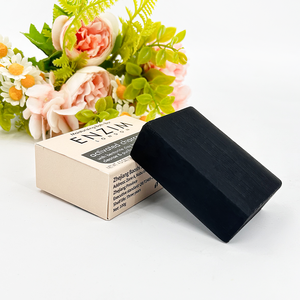 Jabón de Carbón Vegetal en <span class=keywords><strong>Barra</strong></span>, Jabón Sólido Blanqueador, Hidratante, <span class=keywords><strong>Antitranspirante</strong></span>, Jabones Negros Ecológicos - Product Image 3